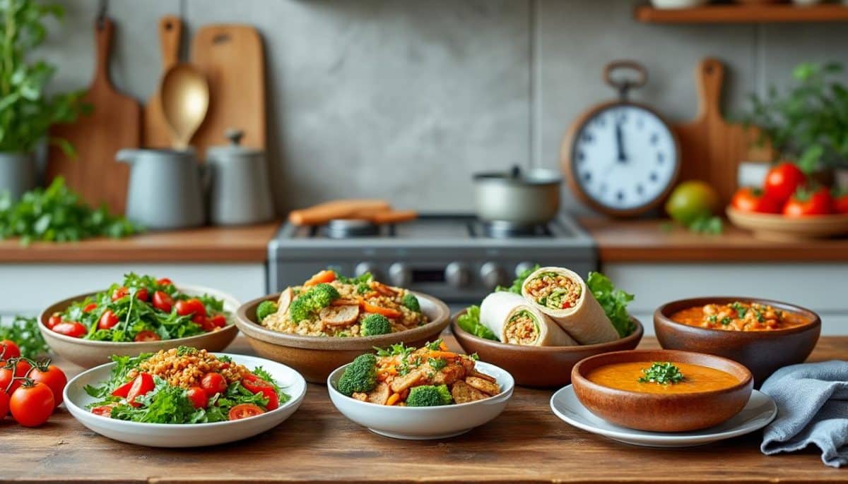 découvrez 5 recettes de batch cooking faciles et rapides pour préparer des déjeuners savoureux en seulement une heure, parfaits pour la semaine du 28 juillet. économisez du temps en cuisine tout en régalant vos papilles avec des plats équilibrés et délicieux !