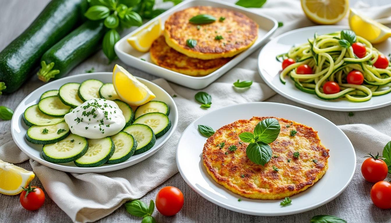 découvrez notre batch cooking de la semaine 30 avec 5 recettes estivales simples mettant en vedette la courgette. savourez des plats sains et faciles à préparer pour profiter de l'été tout en gagnant du temps en cuisine.
