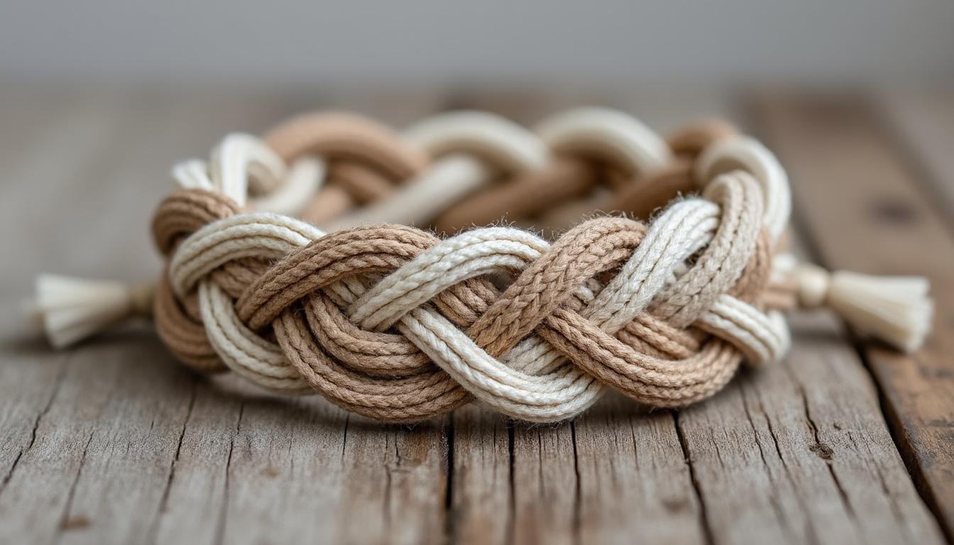 découvrez notre bracelet macramé : un artisanat unique qui allie style et détente. fabriqué à la main, chaque bracelet apporte une touche d'élégance tout en étant un véritable symbole de sérénité. offrez-vous une pièce intemporelle qui évoque la tranquillité et le bien-être.