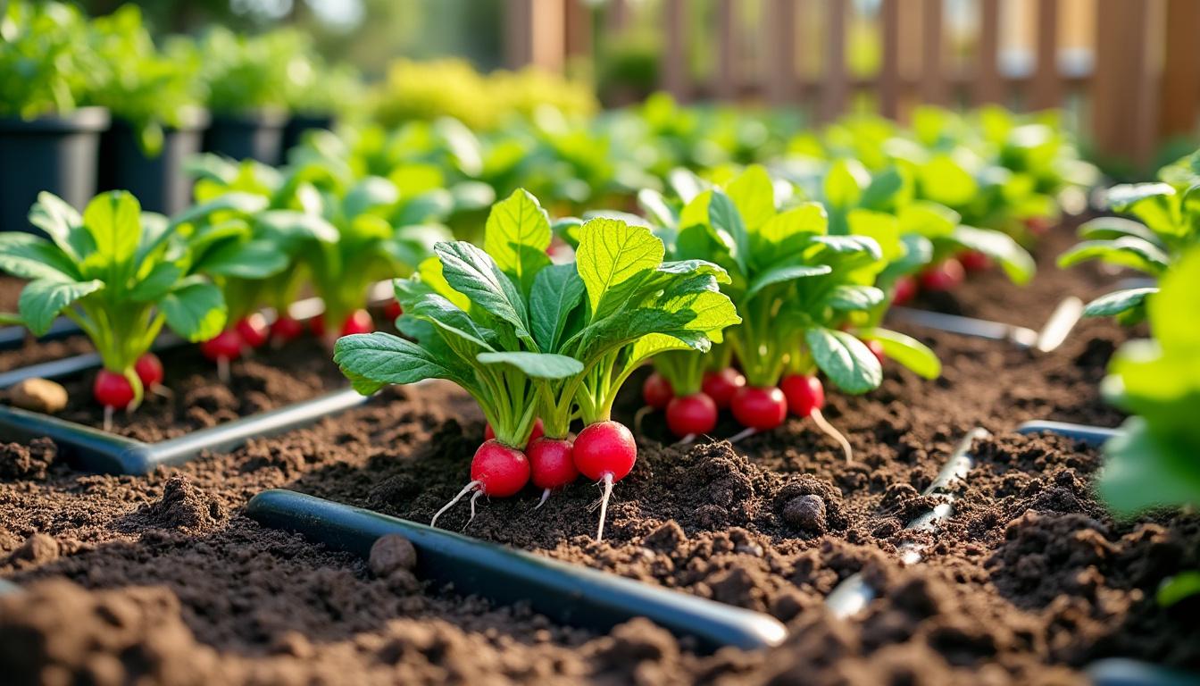découvrez la méthode surprenante qui propulse la croissance de vos radis jusqu'à trois fois plus vite ! transformez votre jardin et récoltez des radis éclatants de fraîcheur en un temps record grâce à cette technique secrète. ne manquez pas nos conseils exclusifs pour des radis en pleine forme, gourmands et savoureux.