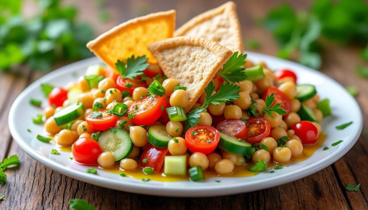 découvrez la salade aux pois chiches qui fait sensation sur les réseaux sociaux ! simple à réaliser et pleine de saveurs, elle séduira tous les amateurs de cuisine saine. rejoignez la tendance et régalez vos papilles avec cette recette qui fait craquer les influenceurs !