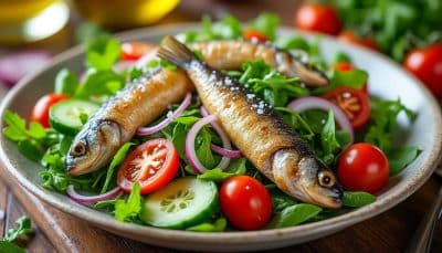 découvrez notre recette de salade d'anchois, un plat frais et savoureux qui éveille vos sens avec ses saveurs marines et ses ingrédients croquants. idéale pour un déjeuner léger ou un apéritif raffiné, cette salade ravira vos papilles avec une explosion de goûts méditerranéens.