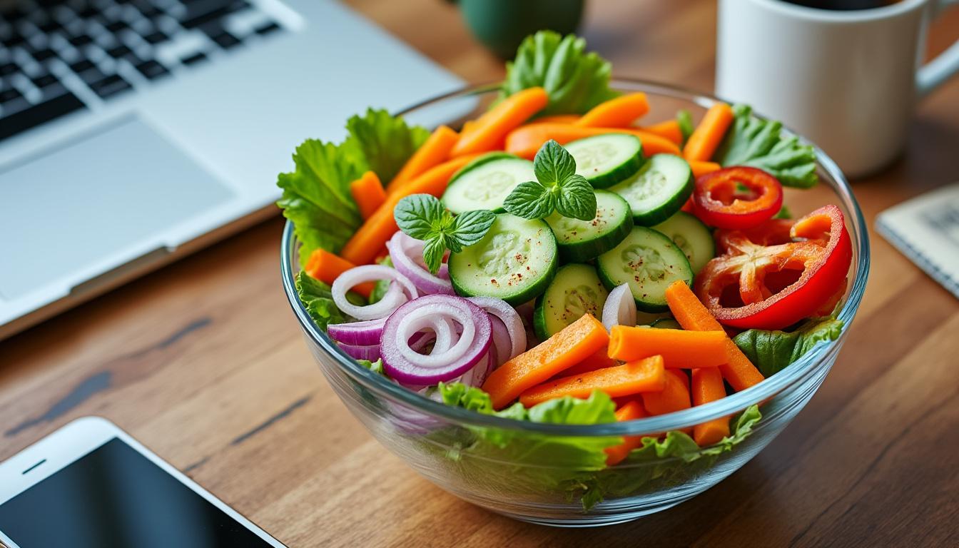 découvrez une recette de salade de bureau rapide et équilibrée, parfaite pour un déjeuner sain. savourez des ingrédients frais et nutritifs, associés pour revitaliser vos journées de travail.