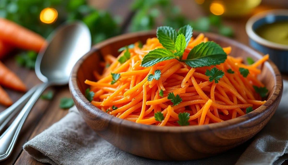 découvrez une manière innovante de préparer vos apéritifs avec cette salade de carottes râpées. fraîche, croquante et pleine de saveurs, elle saura séduire vos invités et apporter une touche de légèreté à vos soirées. essayez cette recette surprenante qui transformera vos moments de partage en véritables festins.
