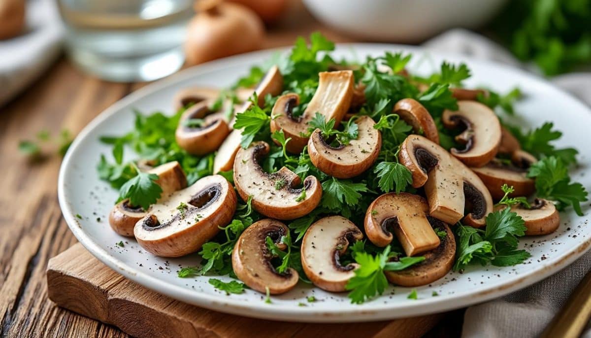 découvrez une salade de champignons crus qui surprendra vos invités par sa fraîcheur et son goût. une recette simple et réinventée, parfaite pour une entrée originale et savoureuse à partager lors de vos repas.