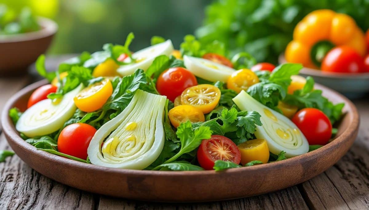 découvrez une salade de fenouil étonnamment fraîche, alliant croquant et saveurs, parfaite pour rehausser vos plats d'été. un mélange délicat qui saura surprendre vos invités et éveiller vos papilles.