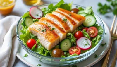 découvrez cette délicieuse salade de maquereau fumé, alliant santé et gourmandise. parfaite pour un repas léger, elle regorge de saveurs et de nutriments. idéale pour les amateurs de plats équilibrés sans compromis sur le goût.