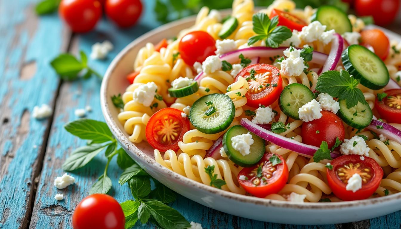 découvrez notre délicieuse recette de salade de pâtes à seulement 3€, parfaite pour nourrir toute la famille tout en réduisant le gaspillage alimentaire. simple, rapide et économique, cette salade saura ravir les papilles de tous !