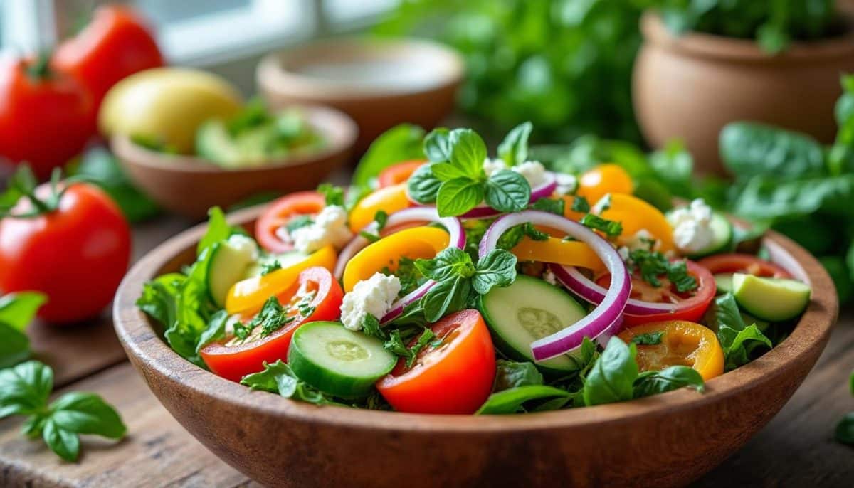 découvrez cette salade secrète qui va étonner vos amis et devenir le plat incontournable de vos repas. facile à préparer, pleine de saveurs et parfaite pour toutes les occasions, elle suscitera sûrement des demandes de la part de tous vos invités !
