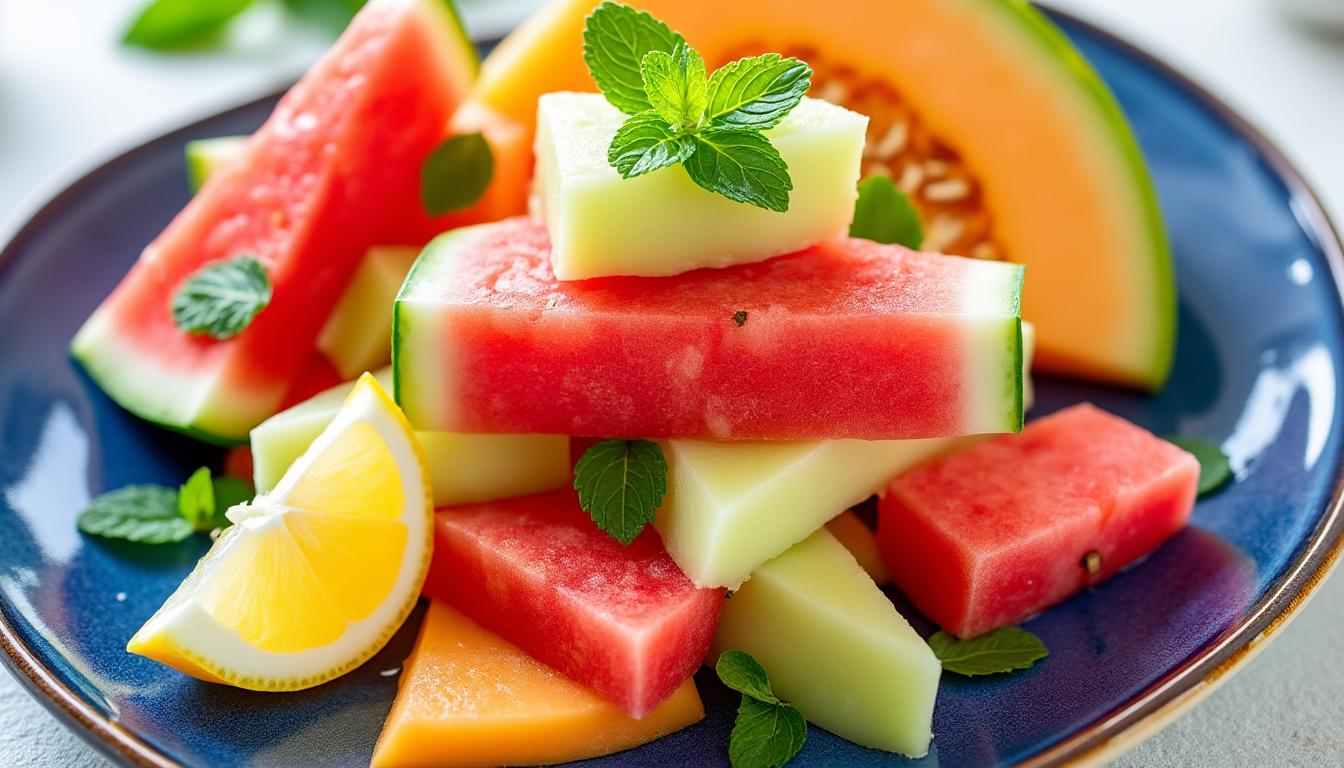 découvrez cinq idées délicieuses pour savourer le melon cet été ! des recettes rafraîchissantes et créatives qui mettent en valeur ce fruit juteux, parfait pour apporter une touche de douceur à vos repas estivaux. suivez nos conseils pour transformer le melon en délicieuses entrées, desserts ou cocktails.