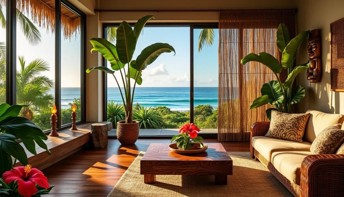 découvrez comment apporter l'esprit des vacances chez vous avec un décor hawaïen. plantes exotiques, couleurs vibrantes et accessoires inspirés de l'île vous aideront à créer une ambiance paradisiaque et relaxante. transformez votre intérieur en un havre de paix et de chaleur, tout en célébrant la culture hawaïenne.