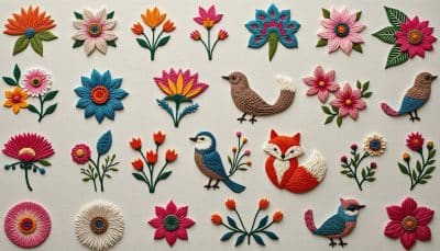 explorez notre sélection de 21 motifs enchanteurs qui apporteront une touche unique à la broderie de vos vêtements. inspirez-vous et transformez vos créations textiles en véritables œuvres d'art !
