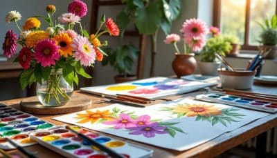 plongez dans l'univers de l'aquarelle en apprenant à capturer la beauté des fleurs. ce bon plan vous guide à travers des techniques simples et inspirantes pour éveiller votre créativité. parfait pour les débutants comme pour les passionnés, découvrez comment allier art et nature tout en vous amusant !