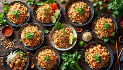 découvrez dix délicieuses recettes de pad thaï à préparer chez vous, idéales pour savourer les saveurs exotiques et profiter des journées ensoleillées de fin juillet. exprimez vos talents culinaires avec ces plats authentiques et faciles à réaliser.