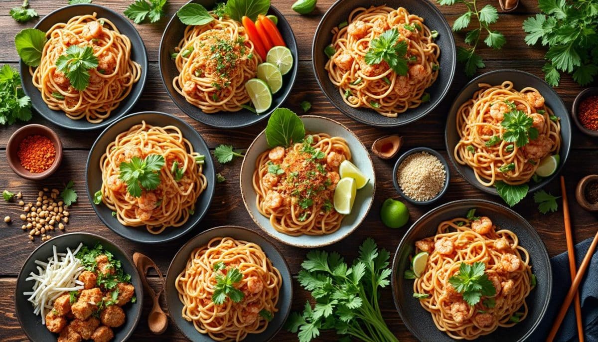 découvrez dix délicieuses recettes de pad thaï à préparer chez vous, idéales pour savourer les saveurs exotiques et profiter des journées ensoleillées de fin juillet. exprimez vos talents culinaires avec ces plats authentiques et faciles à réaliser.