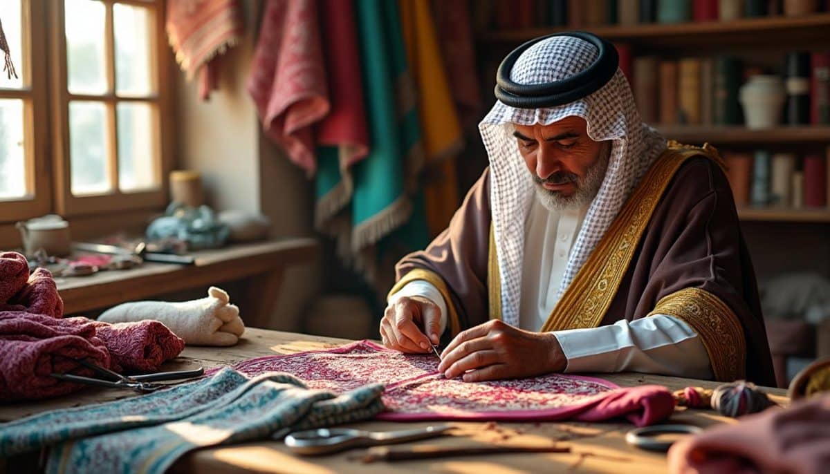 découvrez l'histoire fascinante d'un artisan en arabie saoudite qui perpétue la tradition séculaire de confection du bisht, un vêtement emblématique de la culture locale. plongez dans l'univers de cet artisan passionné et explorez les techniques ancestrales qui rendent chaque pièce unique.