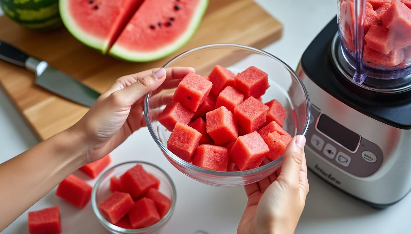 découvrez comment réaliser facilement une délicieuse glace à la pastèque sans sorbetière ! parfaite pour l'été, cette recette rafraîchissante vous permettra de savourer un dessert fruité et léger en quelques étapes simples. éveillez vos papilles avec cette douceur estivale qui ravira toute la famille.