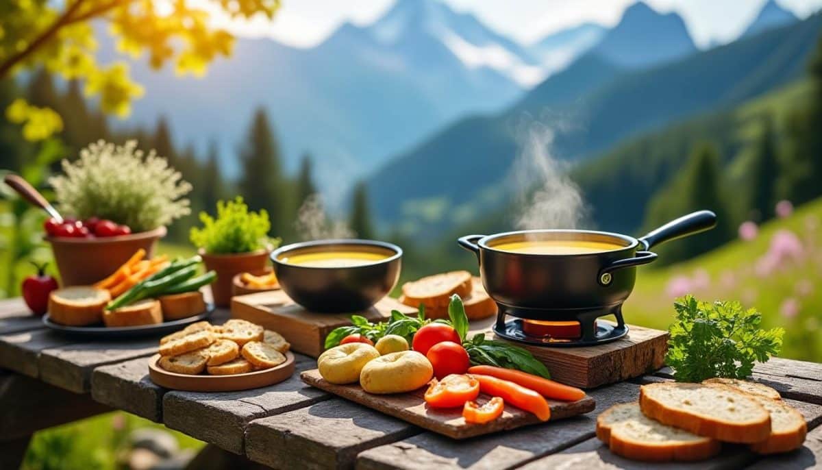découvrez les délicieuses recettes de fromage fondu d'olivier beauchamp pour une évasion estivale inoubliable en montagne. profitez de ces plats savoureux qui éveilleront vos papilles tout en vous plongeant dans l'ambiance chaleureuse et conviviale des alpages.