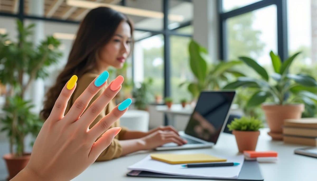 découvrez si vous pouvez arborer des ongles colorés au bureau cet été. entre tendances et professionnalisme, trouvez l'équilibre parfait pour exprimer votre style tout en respectant le code vestimentaire du travail.