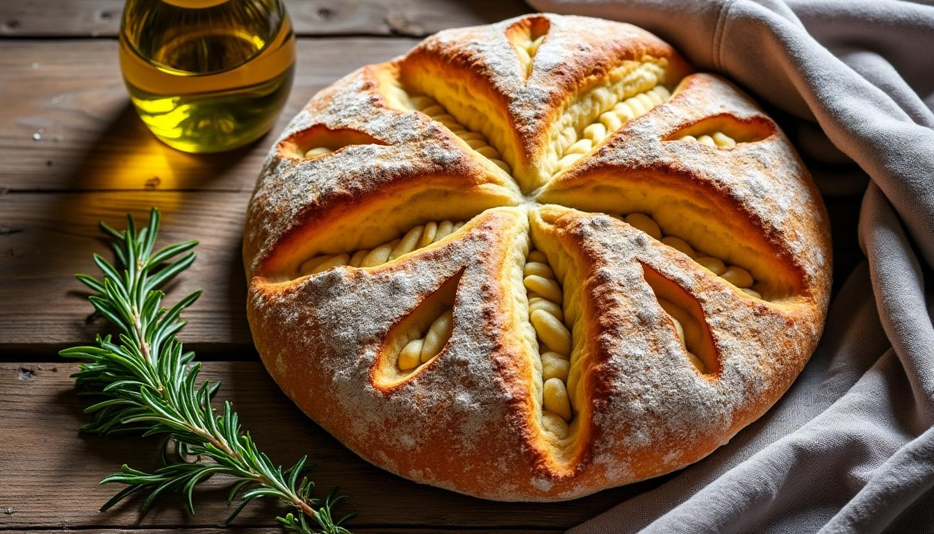 découvrez comment réaliser une fougasse provençale aux trous parfaits grùce à un façonnage astucieux. succombez à la richesse des saveurs et à la texture irrésistible de cette spécialité du sud de la france, idéale pour accompagner vos repas ou à déguster en apéritif.