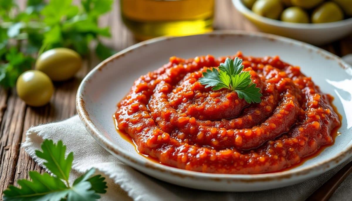 découvrez la harissa tunisienne, un mélange d'épices puissant qui réveille vos plats. idéale pour pimenter viandes, légumes et couscous, cette savoureuse pâte est un incontournable de la cuisine méditerranéenne. explorez ses arômes riches et laissez-vous séduire par son goût unique.