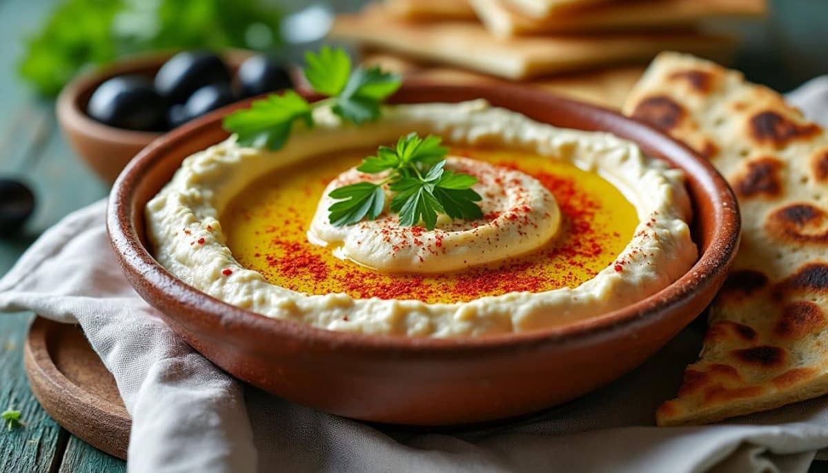 découvrez comment préparer un houmous crémeux en seulement 3 minutes grâce à cette astuce libanaise révolutionnaire. parfait pour vos apéritifs, il ravira vos invités avec sa texture onctueuse et son goût authentique.