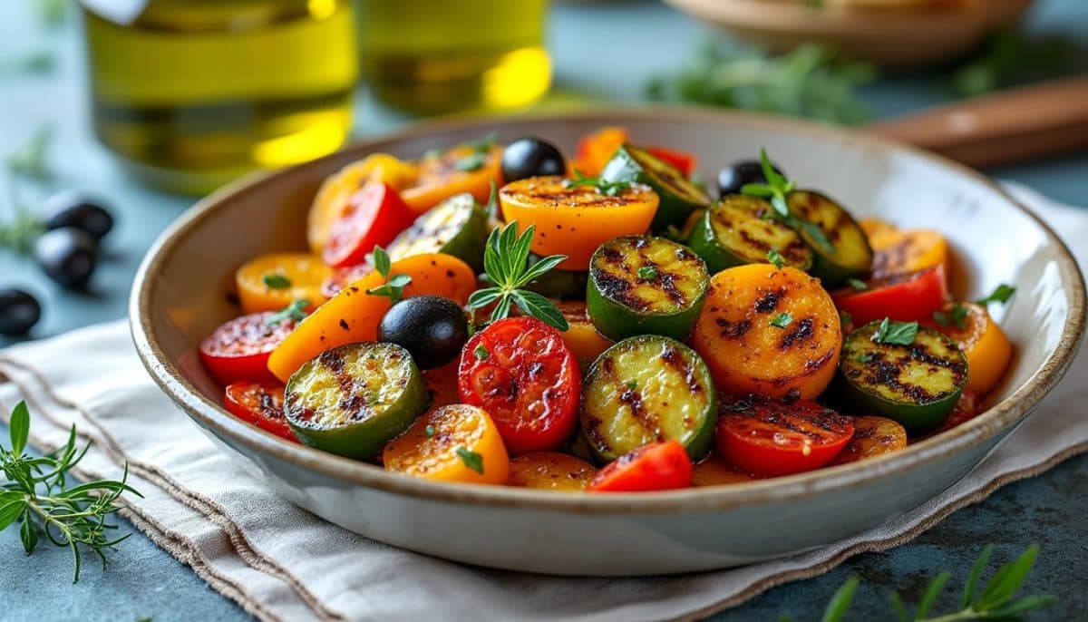découvrez comment une marinade méditerranéenne transforme vos légumes grillés en une délicieuse expérience gustative. apprenez à caraméliser vos légumes préférés pour rehausser leurs saveurs naturelles et apporter une touche ensoleillée à vos plats.