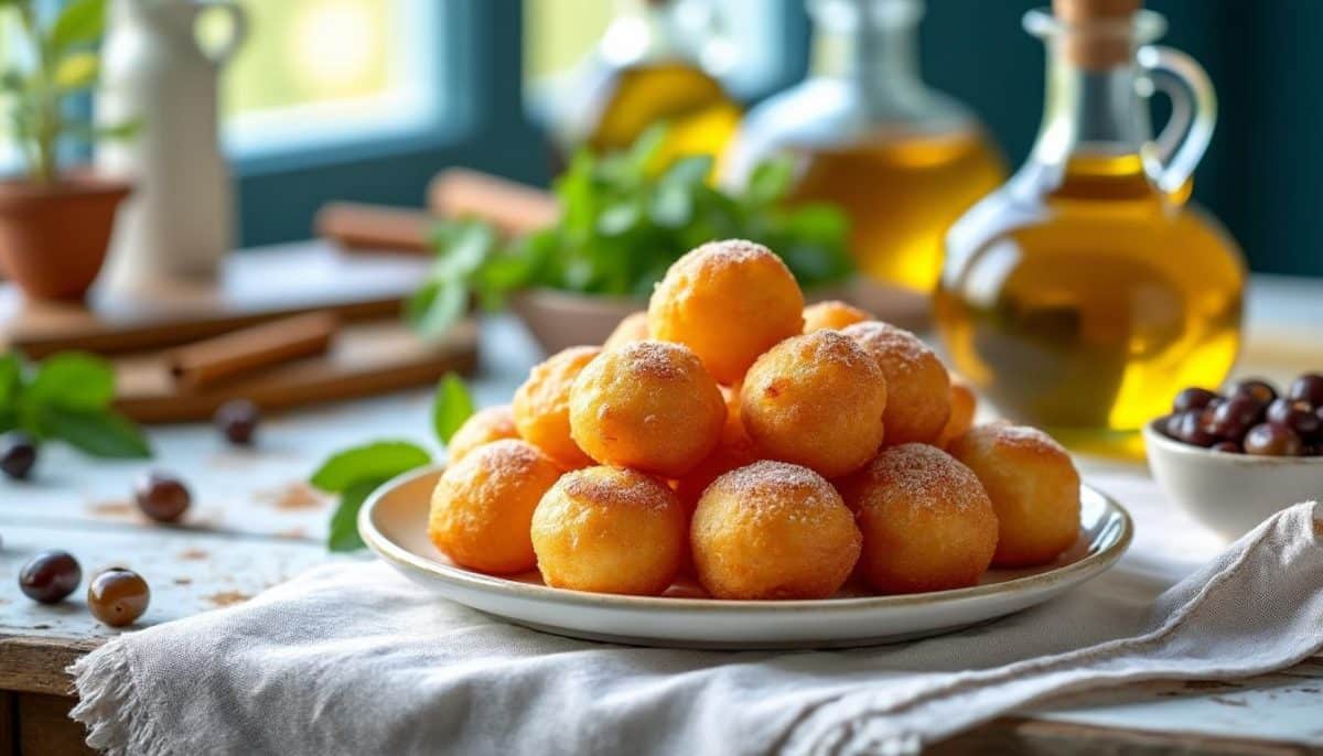 découvrez les loukoumades grecs, de délicieuses pâtisseries à base de pâte à choux, croustillantes à l'extérieur et moelleuses à l'intérieur. plongez dans la magie des saveurs méditerranéennes et régalez-vous avec ces douceurs sucrées, idéales pour un dessert ou un en-cas gourmand. éveillez vos papilles avec cette spécialité incontournable de la gastronomie grecque !