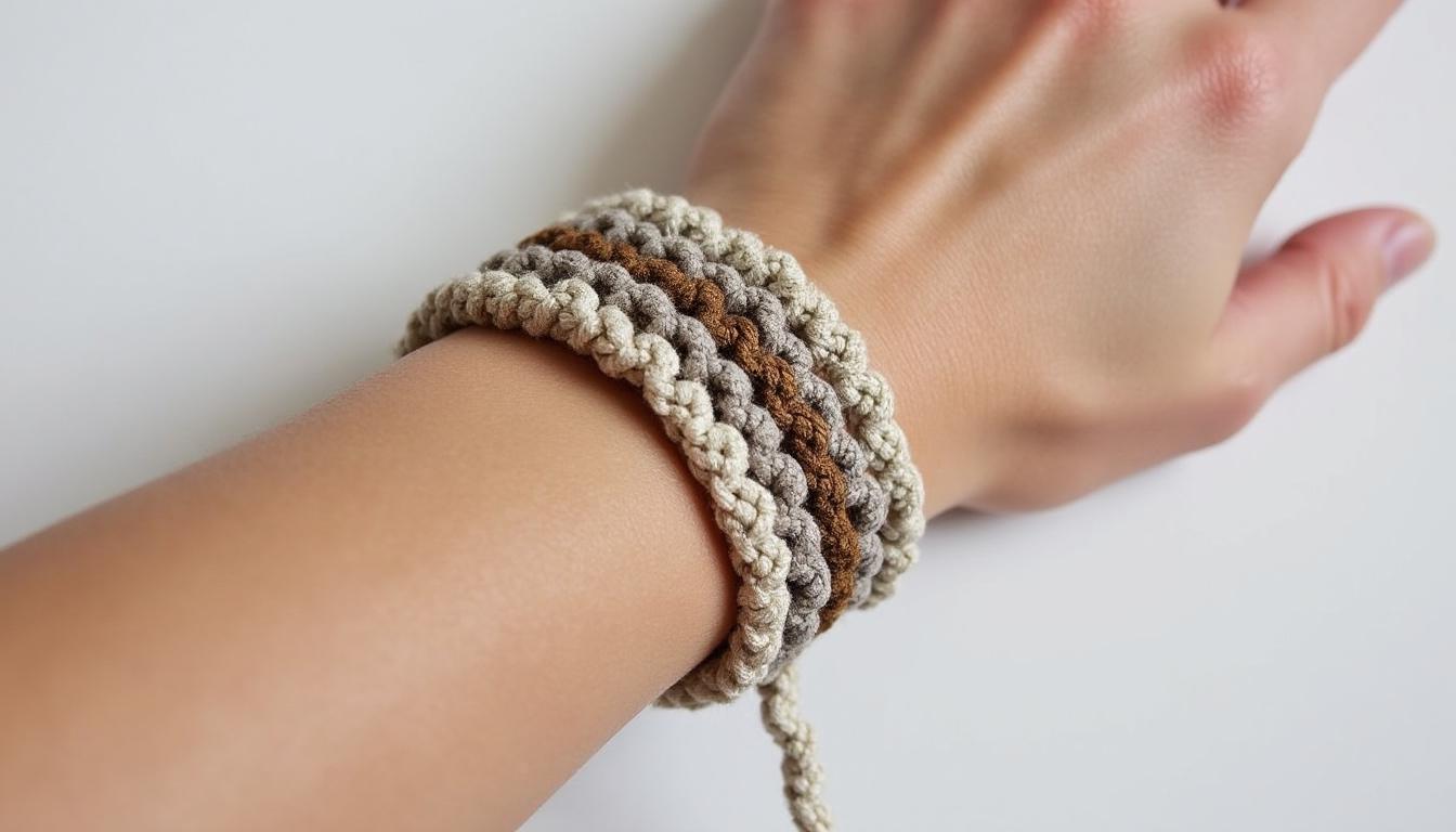 découvrez nos modèles de bracelets en macramé, idéaux pour déstresser après le boulot. alliant style et bien-être, ces créations artisanales vous aideront à décompresser tout en apportant une touche d'originalité à votre tenue. explorez notre collection et trouvez le bracelet qui vous accompagnera dans vos moments de détente.