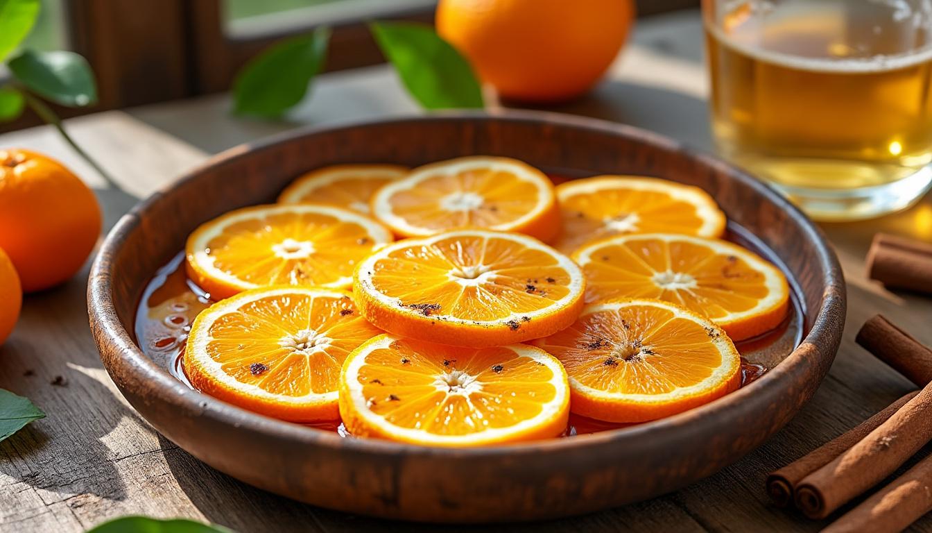 découvrez une délicieuse recette d'oranges à la cannelle, un dessert marocain sucré et parfumé qui clôture idéalement votre repas. savourez les notes épicées de la cannelle qui se marient parfaitement avec la fraîcheur des oranges. idéal pour impressionner vos invités !