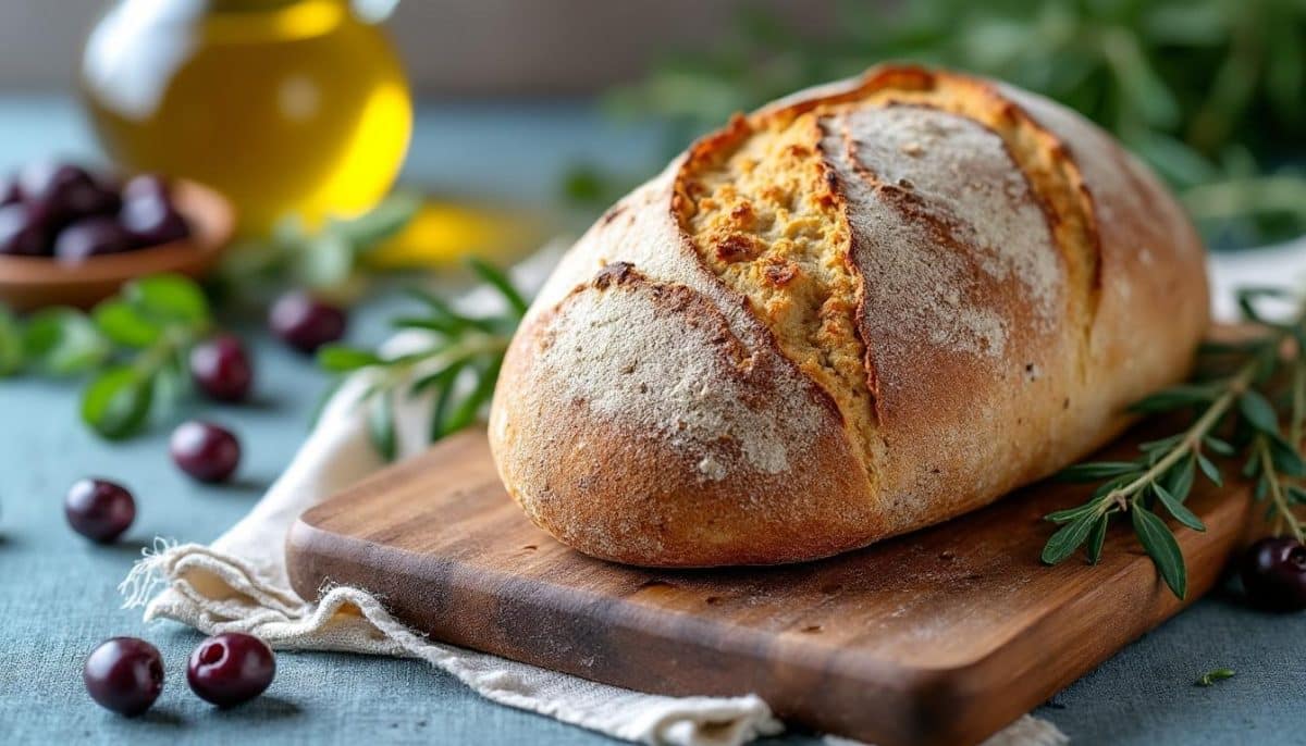 découvrez le pain de campagne au levain méditerranéen, un délice artisanal qui révèle des arômes riches et authentiques. savourez une expérience gustative unique avec chaque tranche, parfaite pour accompagner vos repas ou simplement pour déguster.