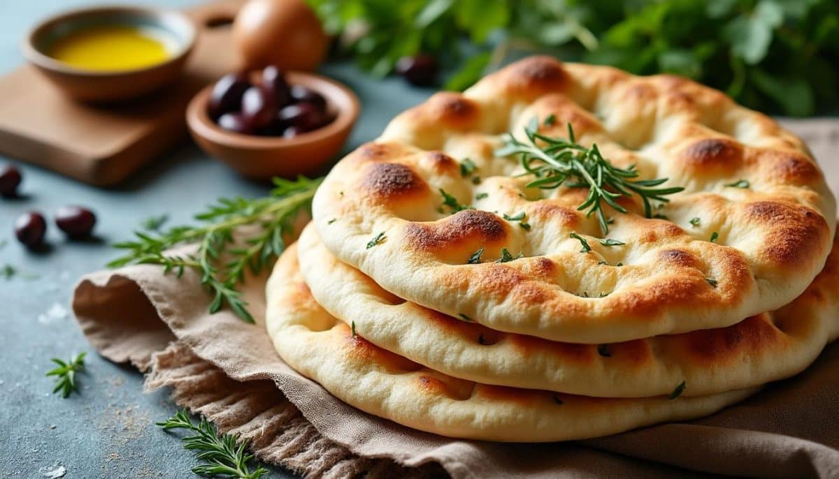 découvrez la recette authentique du pain pita moelleux, une spécialité libanaise. grâce à une technique unique, apprenez à le faire gonfler à la perfection pour un accompagnement savoureux de vos plats.