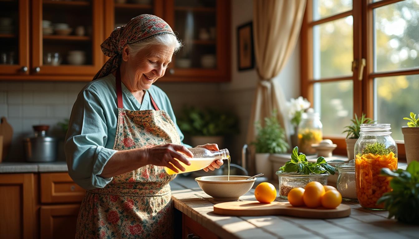 découvrez les secrets de grand-mère sur l'utilisation du vinaigre dans le quotidien. apprenez pourquoi ces méthodes traditionnelles perdurent et comment elles peuvent transformer vos habitudes domestiques et culinaires.
