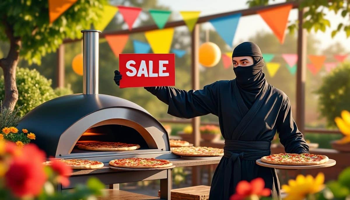 profitez de notre promotion estivale exceptionnelle ! ninja réduit le prix de son four à pizza jusqu'au 31 juillet. ne manquez pas cette occasion de cuisiner de délicieuses pizzas à la maison à un prix imbattable.