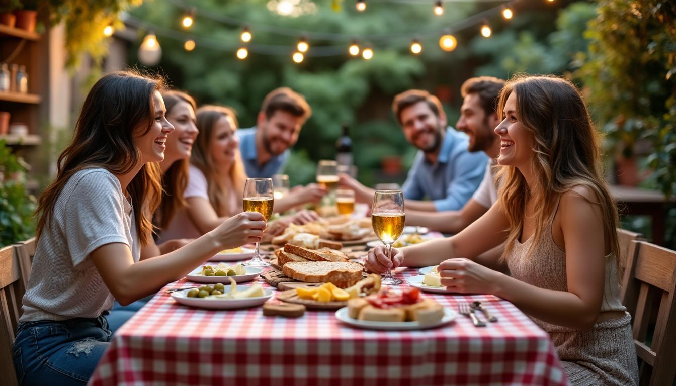 découvrez comment organiser un apéro dinatoire facile et économique qui ravira vos invités. des recettes simples et délicieuses à préparer sans se ruiner, parfait pour toutes vos occasions conviviales.