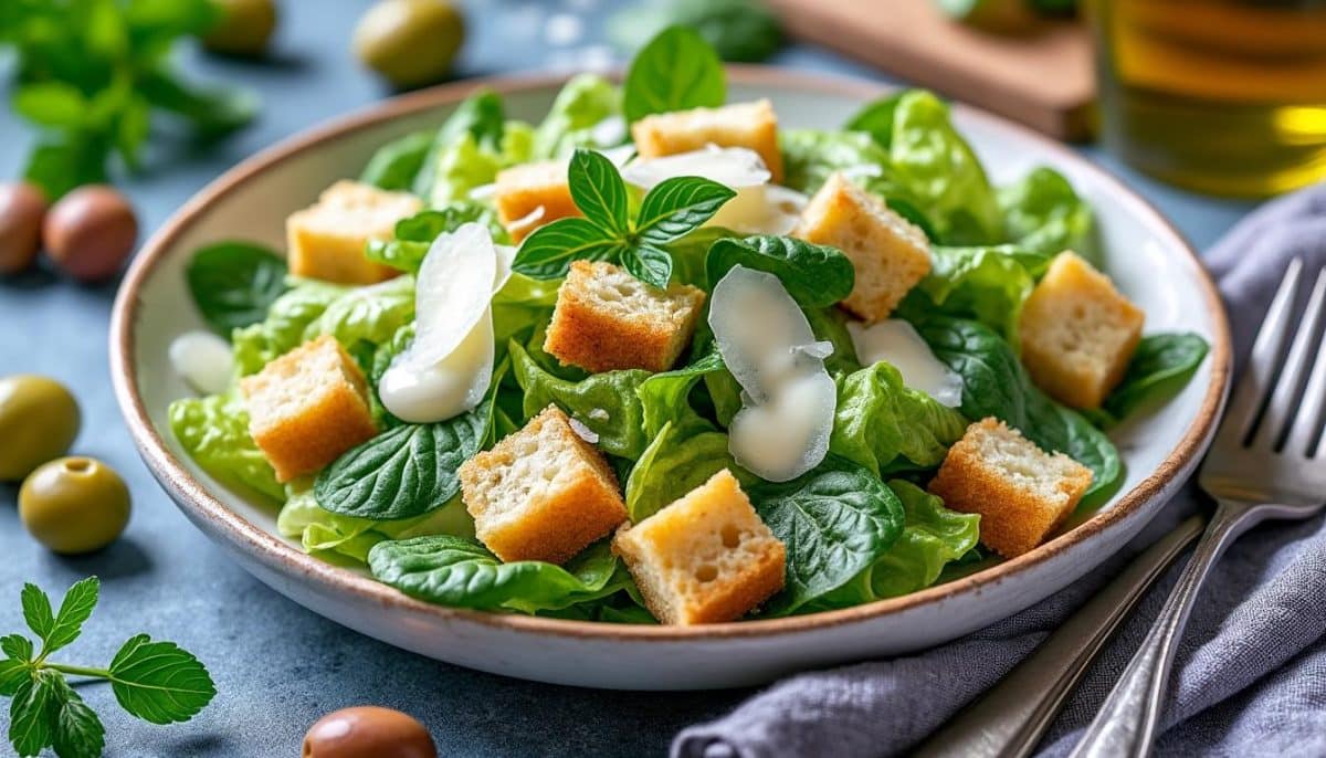 découvrez les secrets pour réaliser une salade césar maison irrésistible, qui rivalise avec celles des restaurants. apprenez pourquoi votre version n'atteint pas encore le niveau de créativité et de saveurs des professionnels et trouvez des astuces pour l'améliorer dès aujourd'hui !