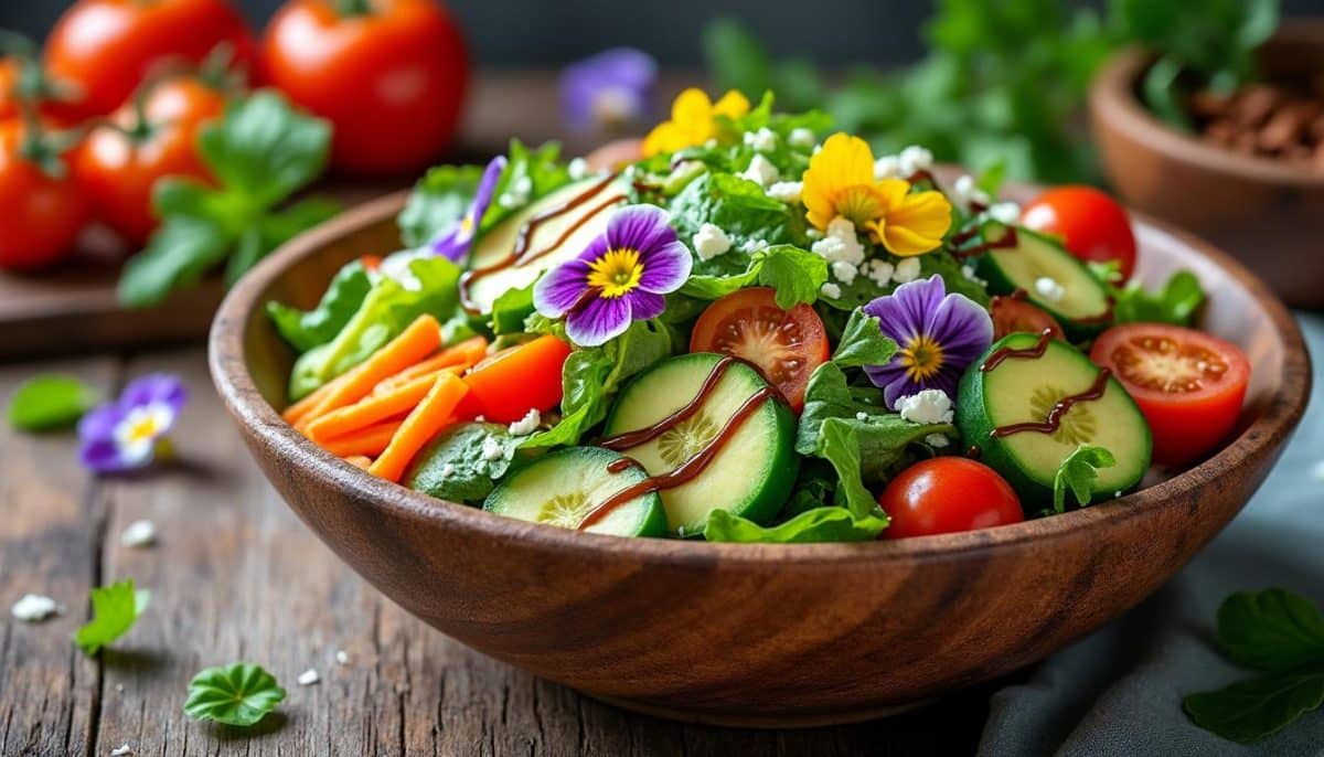 découvrez la salade composée qui a captivé 10 millions d'internautes sur instagram ! une recette fraîche et colorée, parfaite pour un repas équilibré ou une collation saine. suivez nos astuces pour reproduire ce plat tendance et épater vos amis avec cette explosion de saveurs et de textures.