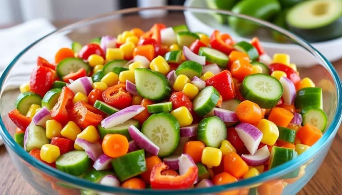 découvrez notre recette de salade de fête qui impressionne vos invités sans effort ! avec des ingrédients frais et savoureux, cette salade est le plat idéal pour égayer vos célébrations et faire briller vos talents culinaires.