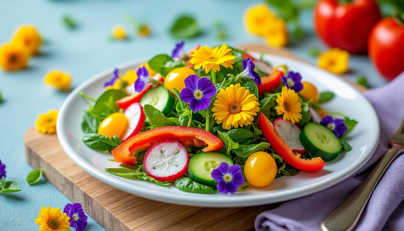 découvrez notre recette de salade de printemps, un véritable hommage au renouveau avec ses ingrédients frais et croquants. éveillez vos papilles avec cette combinaison de légumes de saison et d'herbes aromatiques, parfaite pour le printemps !