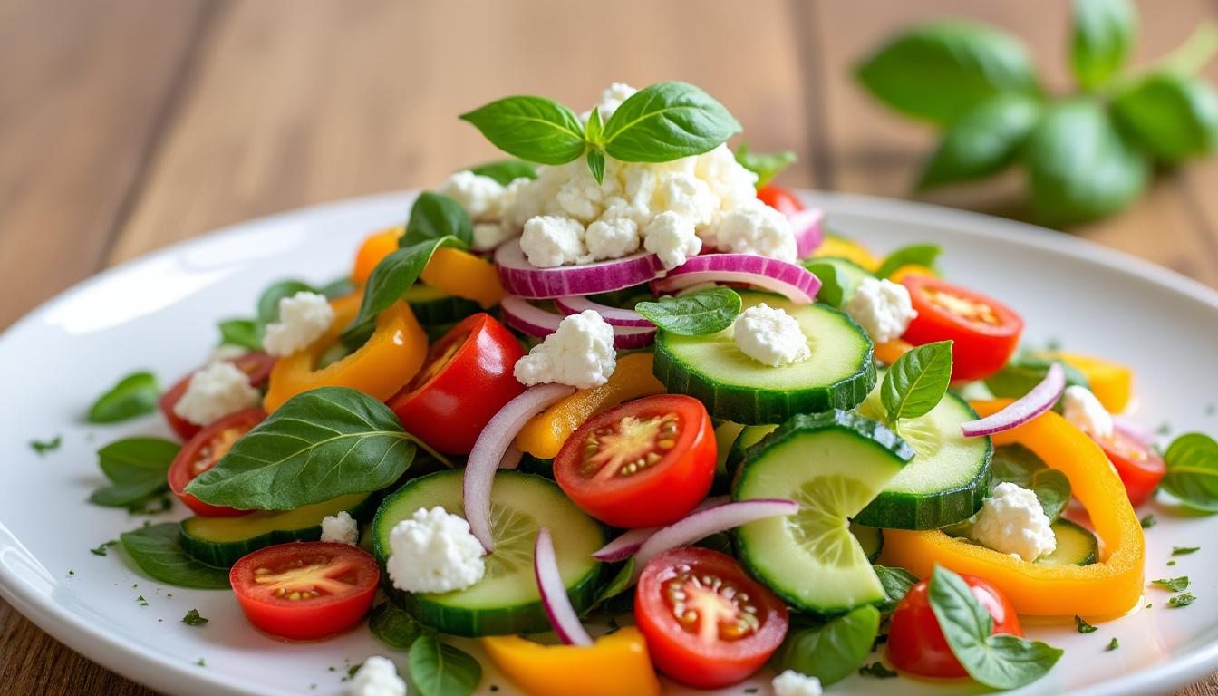 découvrez notre délicieuse salade de ricotta légère, un mélange frais et surprenant de saveurs qui ravira vos papilles. parfaite pour un repas sain et gourmand, elle allie la douceur de la ricotta à des ingrédients croquants pour une expérience gustative inoubliable.