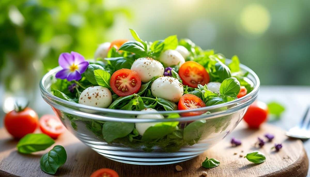 découvrez notre salade de ricotta légère qui saura surprendre vos papilles ! savoureuse et rafraîchissante, elle combine des ingrédients frais pour un équilibre parfait entre légèreté et gourmandise. idéale pour un repas sain ou une entrée raffinée.
