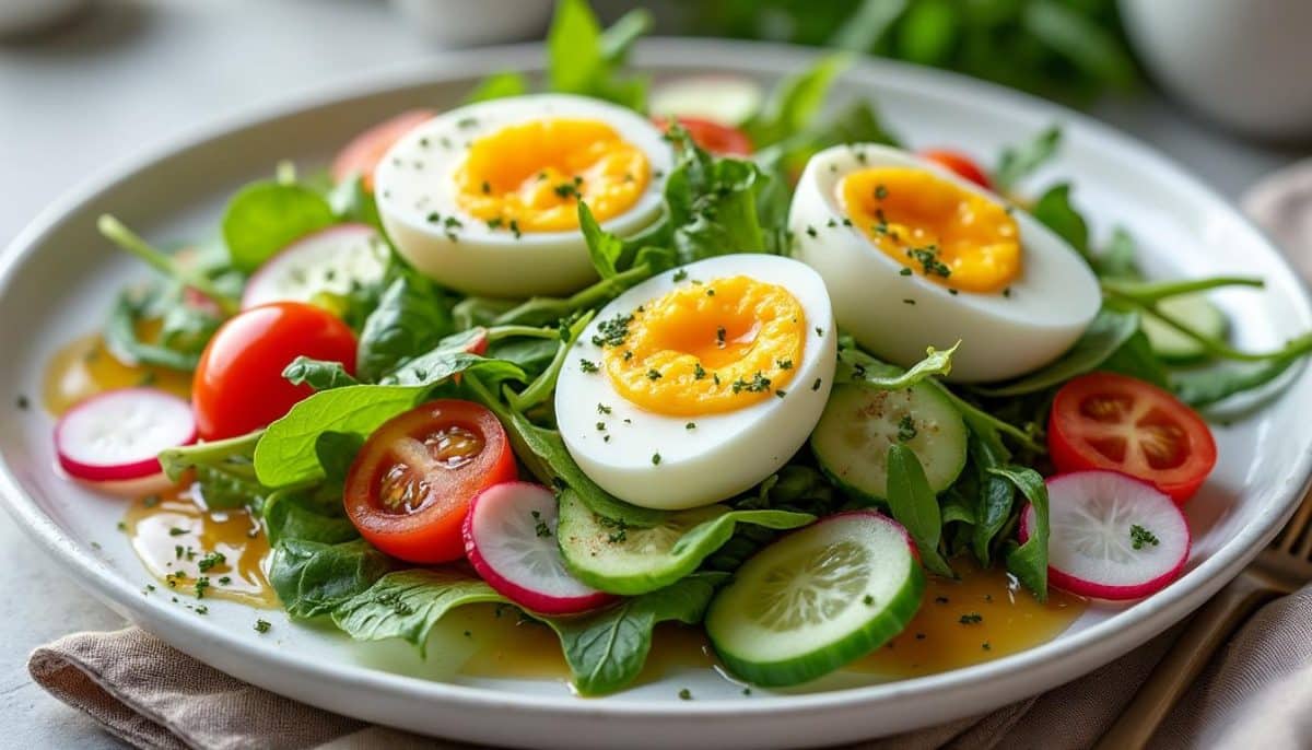 découvrez notre recette de salade d'œufs de caille originale, un plat savoureux et raffiné qui surprendra vos convives. parfait pour vos repas festifs ou pour une touche d'originalité dans votre quotidien.