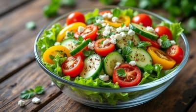 découvrez la recette de la salade parfaite qui réussit à tous les coups ! fraîche, savoureuse et facile à préparer, elle ravira vos invités à chaque occasion. idéale pour les repas d'été ou les pique-niques, cette salade combine des ingrédients de qualité pour un résultat toujours réussi.