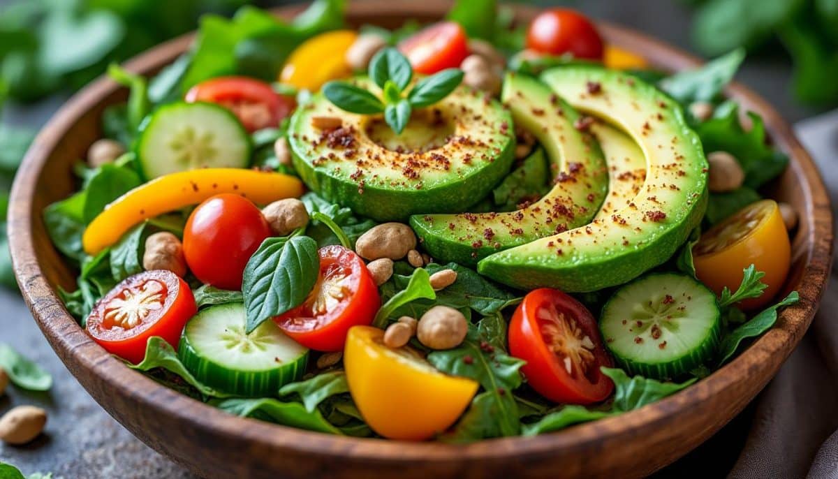 découvrez notre salade signature, un mélange exquis d'ingrédients frais et savoureux qui transcende la simple garniture. transformez cette recette en votre spécialité et impressionnez vos convives avec une touche personnelle. un délice qui égayera vos repas !