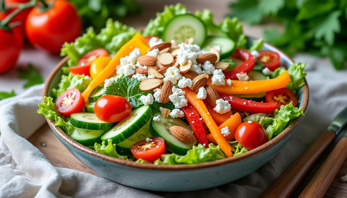 découvrez notre salade tendance qui allie fraîcheur et créativité tout en suivant les dernières modes culinaires. préparée avec des ingrédients de saison et des saveurs audacieuses, cette recette vous séduira par ses couleurs et sa légèreté. parfaite pour un repas équilibré ou une explosion de saveurs lors de vos repas entre amis !
