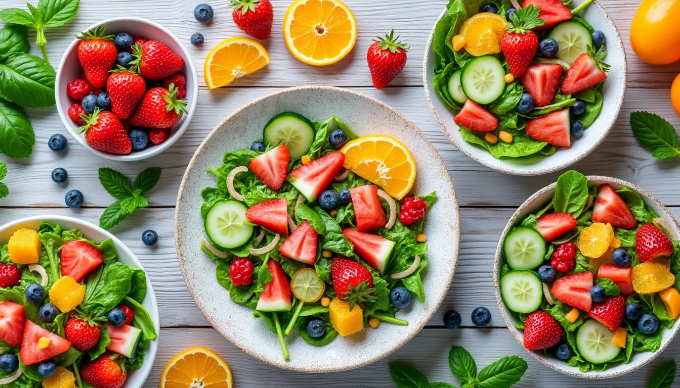 découvrez 7 recettes de salades d'été qui allient fraîcheur et nutrition. parfaites pour égayer vos repas, ces plats colorés sont aussi photogéniques pour vos partages sur les réseaux sociaux. idéales pour profiter des beaux jours en toute légèreté !