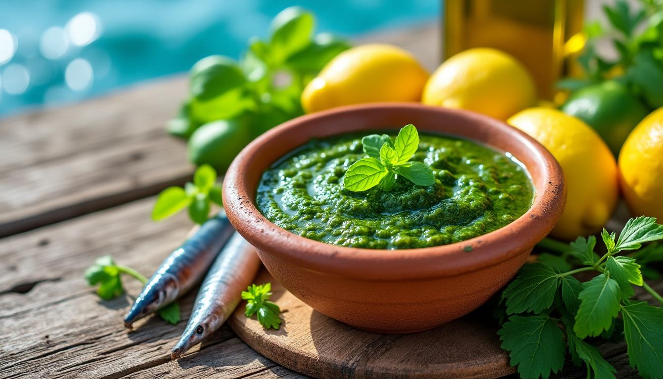 découvrez la salsa verde italienne, une sauce fraîche et savoureuse qui accompagne à merveille vos plats préférés. idéale pour rehausser viandes, poissons et légumes, elle apportera une touche de fraîcheur à vos repas. apprenez à préparer cette délicieuse sauce qui ravira vos papilles !