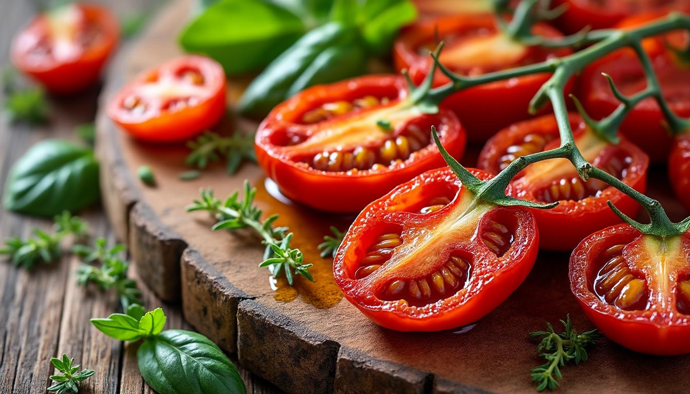 découvrez comment la technique italienne de la déshydratation des tomates séchées intensifie leurs saveurs. un délice à intégrer dans vos recettes, qui apporte une touche méditerranéenne à vos plats.
