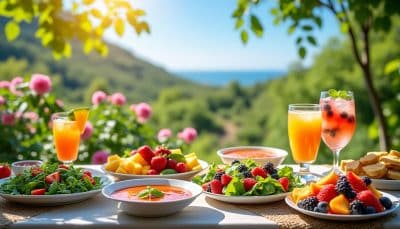 découvrez notre menu rafraîchissant du 28 juillet 2025, une véritable odyssée gustative sous le soleil. savourez des plats légers et ensoleillés, conçus pour éveiller vos papilles et célébrer les saveurs estivales. un voyage culinaire à ne pas manquer!
