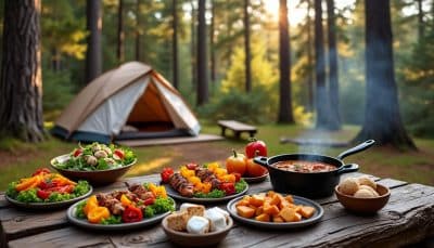 découvrez 5 recettes savoureuses et simples à préparer pour vos vacances au camping. profitez d'un moment convivial en pleine nature avec des plats délicieux qui raviront vos papilles. parfait pour des repas en famille ou entre amis !